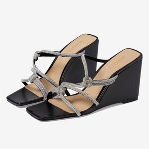 Schutz Lauryn Schutz Lauryn Crystal
Strappy Wedge Sandal Brand new in Box $188